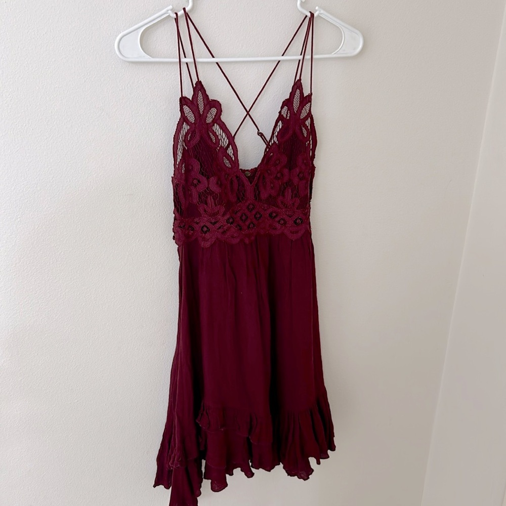 Free People Adella Slip Dress